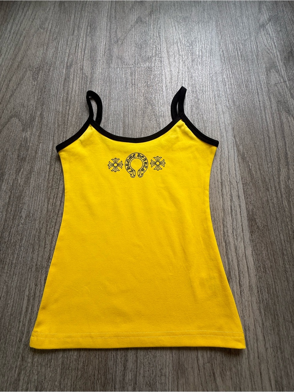 Women’s Streetwear Yellow & Black Tank Top